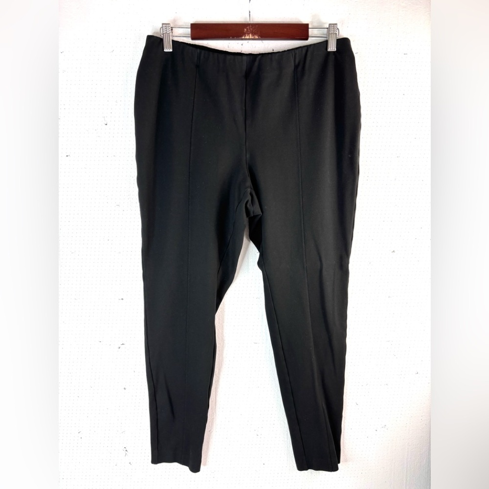 J. Jill L Ponte Leggings Smart Classic Pants In Black View 6
